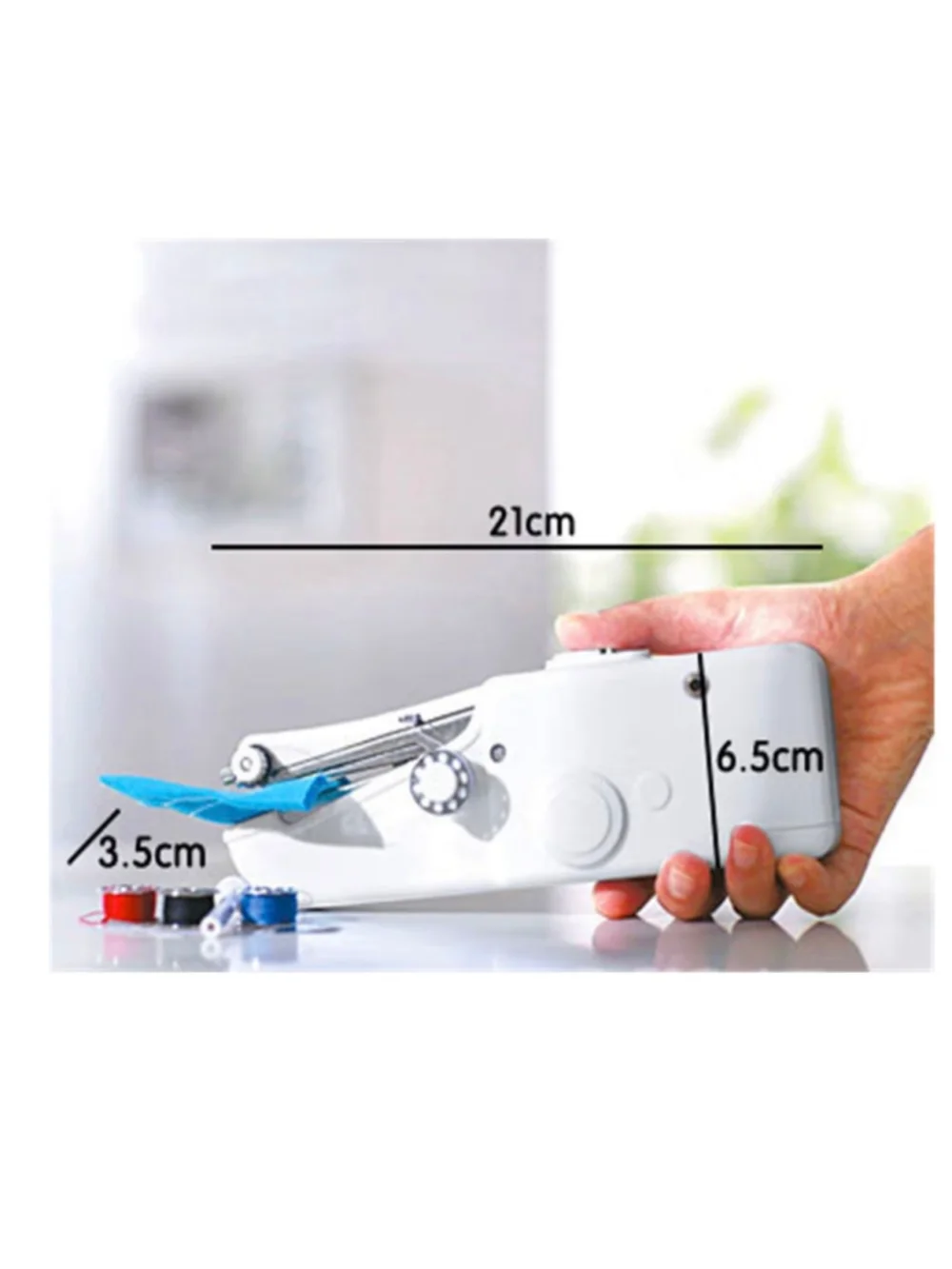 Handy Stitch Portable Sewing Machine White Cordless